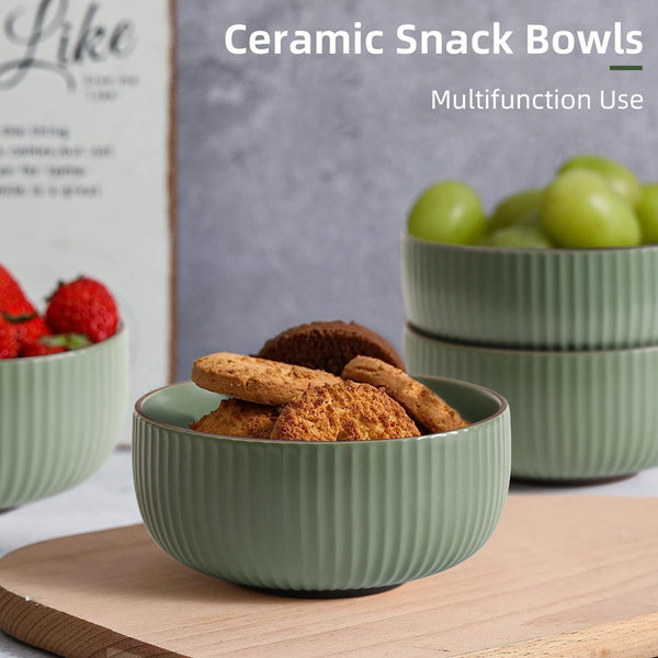 Ceramic bowls for kitchen, 46oz bowl set of 4 for cereal, salad, pasta – view 2