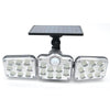 3-head solar motion sensor light with 270-degree angle – product view 4