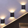 Solar Up & Down Wall Lights | Waterproof Pair | GenTree Home