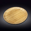 Close up detail of smooth, sustainable bamboo wood grain"