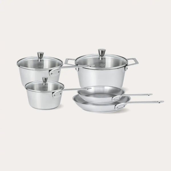CRISTEL 1826 stainless steel saucepan with borosilicate glass lid