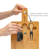 Bamboo Cheese Board and Knife Set | Artisan Host Gift | GenTree Home