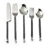 INOX Artisans Crown forged flatware place setting, view 2