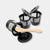 3-piece set of reusable Keurig coffee filter pods, eco-friendly refillable K-cups with stainless steel mesh
