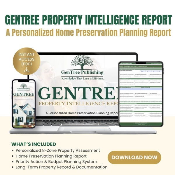 GenTree Property Intelligence Report™ | Personalized Home Preservation Plan