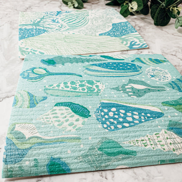 Sea Biodegradable Cloth | Eco-Friendly Reusable Sponge | GenTree Home*