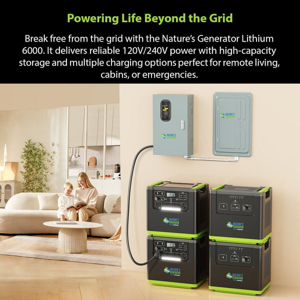 Nature's Generator Lithium 6000 Power Pod expansion battery, view 8
