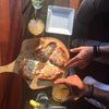Sharing a pizza with friends