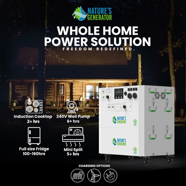 Nature's Generator Powerhouse Gen 2 solar generator, view 28