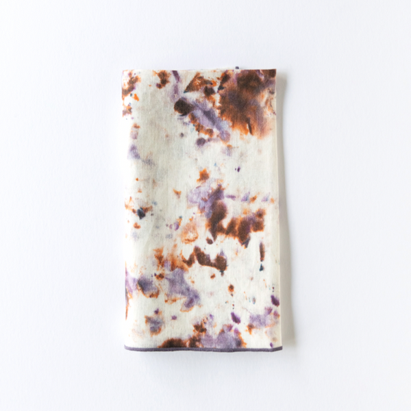 Goldie Home Rose Marble linen dinner napkin, view 2