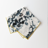 Goldie Home Grey Marble linen dinner napkin, view 8