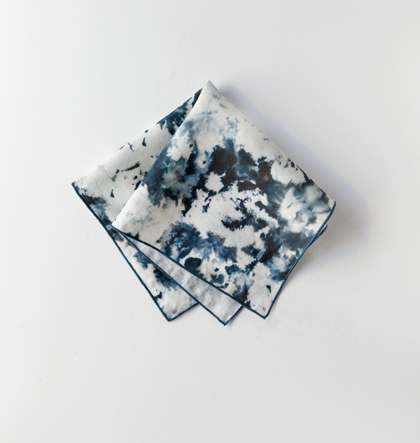 Goldie Home Grey Marble linen dinner napkin, view 6
