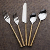 INOX Artisans Vinear grooved flatware place setting, view 6