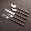 INOX Artisans Vinear grooved flatware place setting, view 7