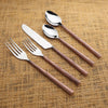 INOX Artisans Vinear grooved flatware place setting, view 3