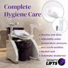 Dignity Lifts WL2 Bidet Toilet Lift with seat raised, photo 2 of 6