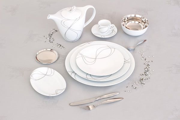 CASANOI Wave porcelain place setting, photo 6 of 6