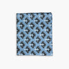 Banyan and Birch Zeenat hand-block printed linen table runner in steel blue