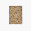 Banyan and Birch Nikhar hand-block printed linen table runner in chai brown
