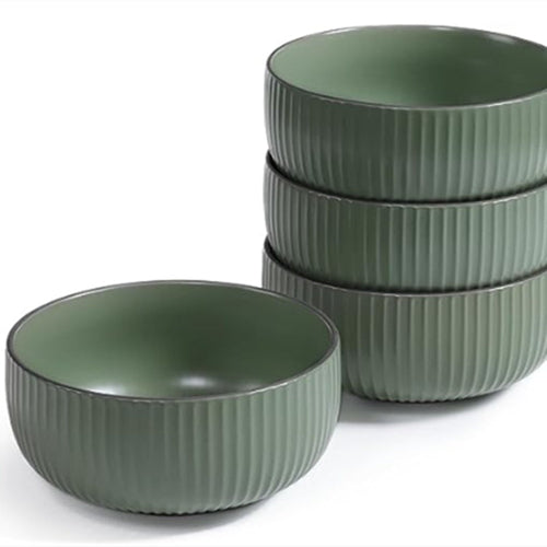 Ceramic bowls for kitchen, 46oz bowl set of 4 for cereal, salad, pasta – view 11