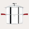 CRISTEL BIOME 3.5 Qt steam cooking system with thermometer, recipe book and removable handles