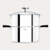 CRISTEL BIOME 6 Qt steam cooking system with thermometer, recipe book and removable handles