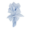 Chouchou Touch navy blue linen dinner napkins, set of 4, view 3