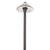 Ironsmith Lighting classic umbrella path light in antique bronze brass, view 5