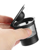 Close-up of durable stainless steel mesh filter on a reusable Keurig compatible coffee pod
