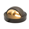 Ironsmith Lighting die-cast brass deck light with clear glass lens, view 2