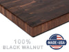 Refine Kitchenware end grain walnut butcher block cutting board, view 8