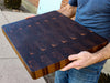 Refine Kitchenware end grain walnut butcher block cutting board, view 2