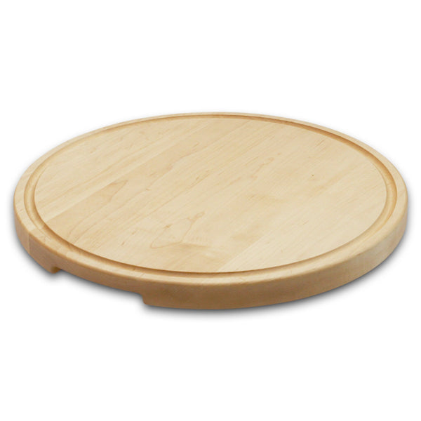 Refine Kitchenware 18-inch round cutting board with juice groove, view 5