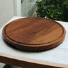 Refine Kitchenware 18-inch round cutting board with juice groove