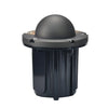 Ironsmith Lighting in-ground brass well light with domed half lid, view 3