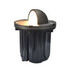 Ironsmith Lighting in-ground brass well light with domed half lid