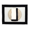 Chouchou Touch linen napkins with black borders, set of 4, view 7