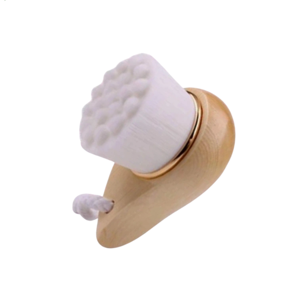 Facial Cleansing Brush with Bamboo Handle