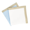 Chouchou Touch white linen napkins with sparkle borders, set of 4, view 9