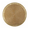 Chouchou Touch Yellow Diamonds round glass-beaded placemat