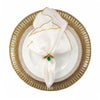 Chouchou Touch Yellow Diamonds round glass-beaded placemat, view 3