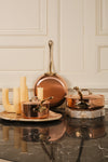 Mauviel 1830 M'Heritage M'150 B 5-Piece Copper Cookware Set With Brass Handles
