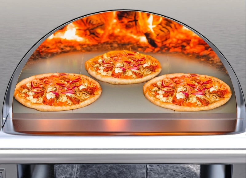 <p>3 x 7’’ pizza cook surface</p>