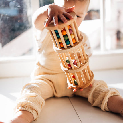 Wooden Rain Maker Toy | Non-Toxic Sensory Play | GenTree Home
