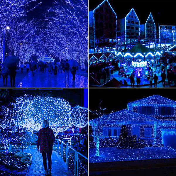 Enchanted solar glow string lights, 20m waterproof outdoor decor – view 8