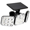 3-head solar motion sensor light with 270-degree angle – product view 3