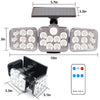 3-head solar motion sensor light with 270-degree angle – product view 17