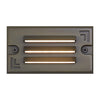 Ironsmith Lighting 5-inch grated brass step light