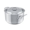 Mauviel 1830 M'COOK 5-Ply Stewpan With Lid, Cast Stainless Steel Handles