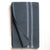 Organic Block Rib Bath Towel in Orion blue, textured artisan weave
